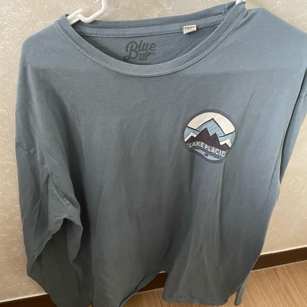 Blue 84 Gray Long Sleeve Tee